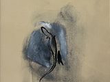 an image of a painting of a woman with a hat on her head
