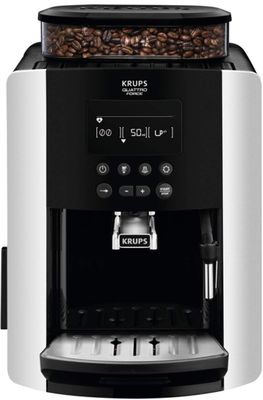 a close up of a coffee machine on a white background