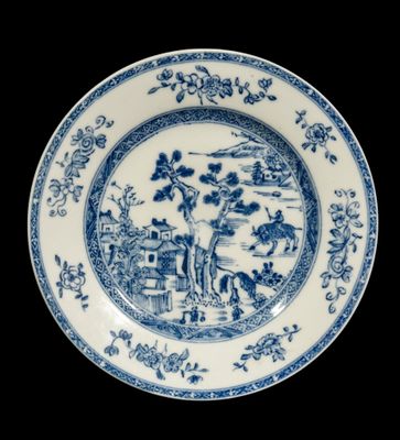 Assiette chinoise, 19e-20e siècle