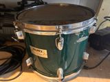 a close up of a drum on a table