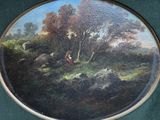 a picture of a painting on the wall of a room