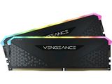 a close up of two black and rainbow ddp ram modules