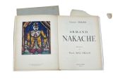 an open book with a picture of a man on it