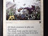a picture of a card with a picture of a man and a dragon