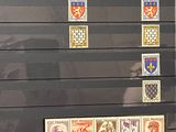 a picture of a display of stamps on a wall