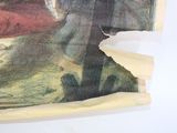 a picture of a painting of a man on a horse