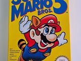 an image of a nintendo super mario bros game box on a white surface