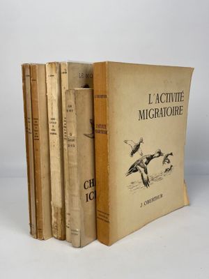 OBERTHUR (Joseph) - Ensemble de 5 volumes In-4° brochés édit…