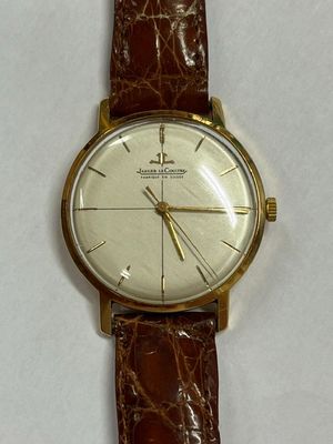 JAEGER LECOULTRE : Montre bracelet homme , boîtier or n°1592…