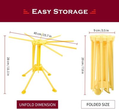 Lot de 31 Étagères de séchage de pâtes pliables