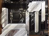 a close up view of a motherboard with a mother board on top of it