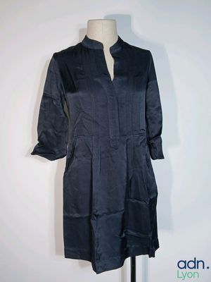 CLAUDIE PIERLOT - Robe en viscose et lin - Taille 36 - Modèl…