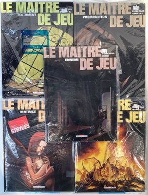 the cover of the magazine le maitre de jeu, with a picture of a woman holding a knife