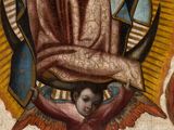 an image of a painting of a woman with a cat in her lap