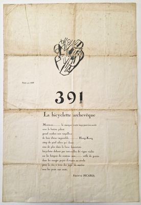 Jean Arp (1886-1966) - 391 La bicyclette archevêque.