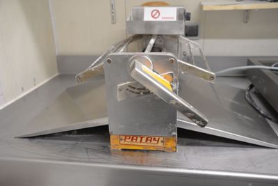 an image of a machine that has been used to make dough