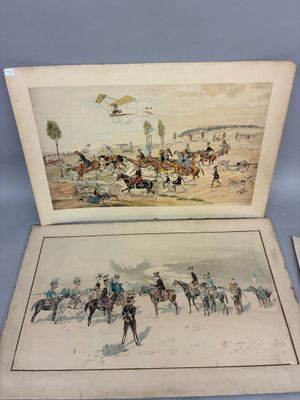 deux livres contenant des images de personnes à cheval et d'un homme à cheval
