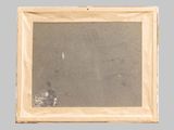 an old picture of a picture frame with a picture in it
