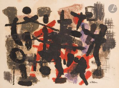 une image représentant un tableau où l'on voit un groupe de personnes formant un cercle