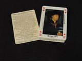 a playing card with a picture of a man on it