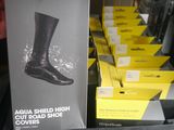 a box of shoes on display in a store