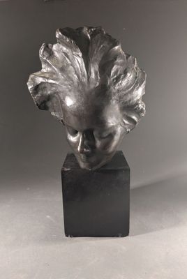 Lucien LAFAYE (1896-1975) Portrait de femme