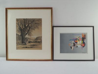 Bernard BERAUD. "Collage". Signée en bas à droite. - Photo 1