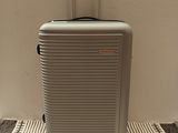 a piece of luggage that is sitting on the floor