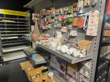 many items on the shelves in the store for sale