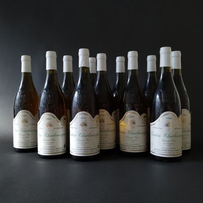 Dix sept btles CORTON-CHARLEMAGNE blanc, Robert & Raymond Ja… - Photo 1