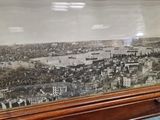 a picture of a picture of a city in a picture frame