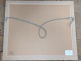 a picture of a picture hanging on a wall with a rope