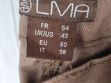 the label on the back of a pair of khaki pants