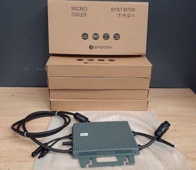 a box with two cables and a box with two boxes on top of it