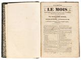 an old book opened to show a page of text on a white background