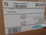 a close up of a box with a price label on it