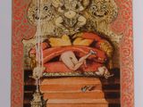 an image of a painting of a woman laying on a bed