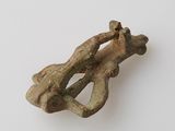 an image of a bronze figurine of a man on a horse