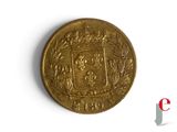l'image d'une pièce d'or sur laquelle figurent des armoiries
