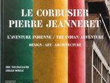 the cover of le corbusier pierre jeannett ' s book, featuring a multicolored column