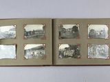 an open book with a bunch of pictures on it