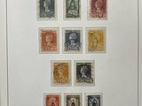 an image of a picture of a collection of stamps on display