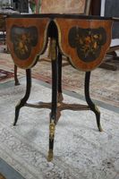 Belle « table de jeu » en marqueterie – style Napoléon III –… (photo 3)