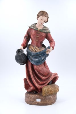 une image représentant une statue de femme tenant un pot