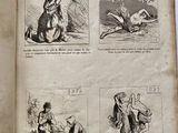 an old book with pictures of animals in it