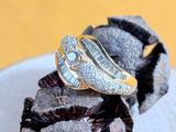 two rings that are sitting on top of each other