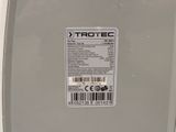 a label on the back of a toilet that says trotec