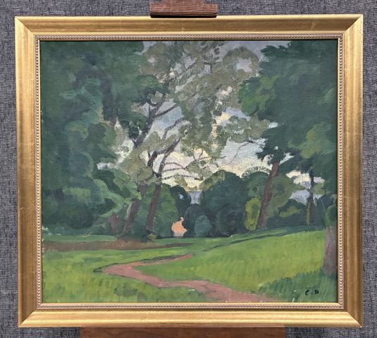 Charles BICHET (1863-1929) « Paysage Limousin ». Huile sur toile....