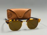 ray bans clubmaster sunglasses tortoise tortoise with brown lenses