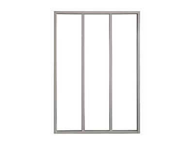 une image représentant une porte coulissante en verre sur fond blanc
